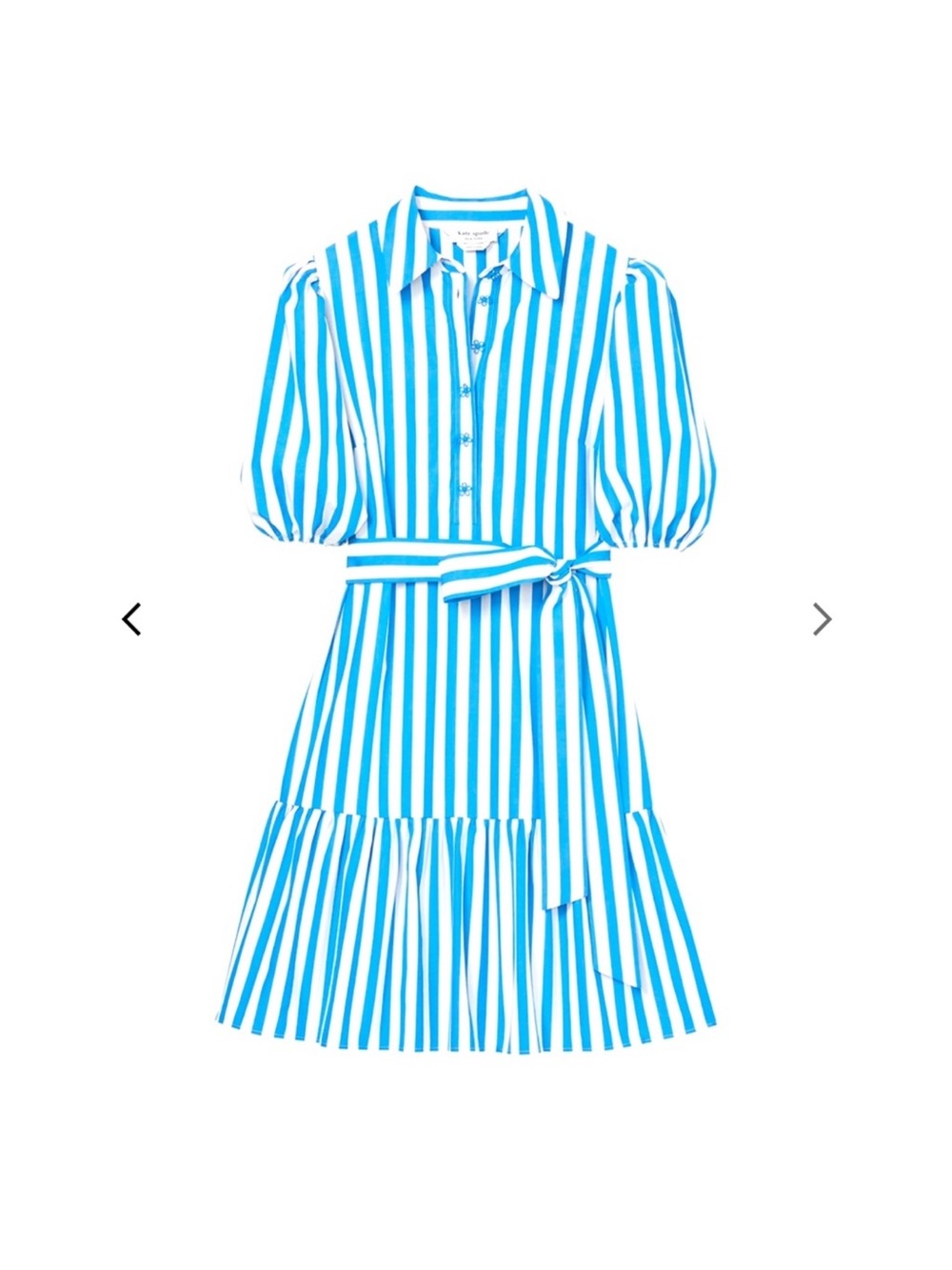 NWT Kate Spade Summer Stripe Riverside Dress Size XXS - Picture 4 of 7